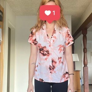 Calvin Klein Pink Patterned Dress Shirt